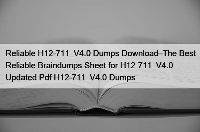 H12-711_V4.0学習範囲