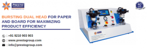 Bursting Dual Head For Paper And Board For Maximizing Product Efficiency