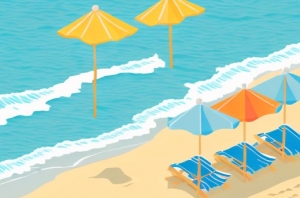 Enjoy the Sun and Sand at Jolly Bay Beach with Chair Rentals