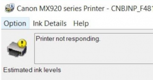Fixing Canon Printer ‘Not Responding’ Issue