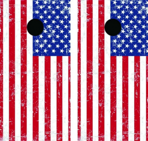 Patriotic Plays: Celebrating America with American Flag Cornhole Boards