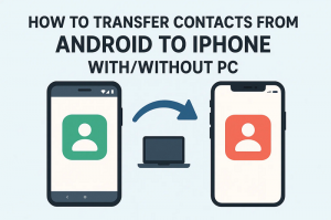 How to Transfer Contacts from Android to iPhone With/Without PC
