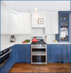 Royal Blue Cabinets as the Focal Point of Your Kitchen