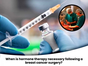 When is hormone therapy necessary following breast cancer surgery?
