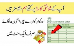 How to check the sim number registered on CNIC | Live Tracker