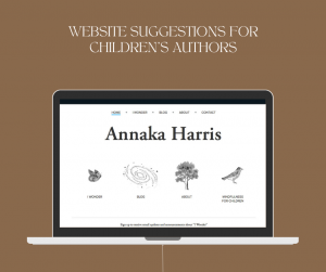 Website suggestions for children's authors