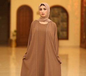 Cultural Fusion: Open Abayas Infused with Global Influences