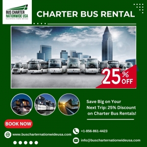 Hot Deal Alert: Enjoy a 25% Discount on Charter Bus Rentals Now!