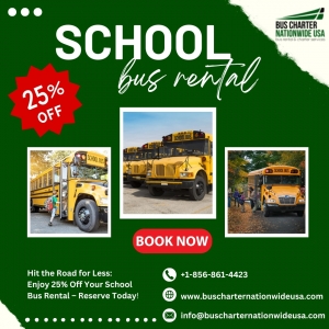 Back to School Special: Save 25% on All School Bus Rentals Today!