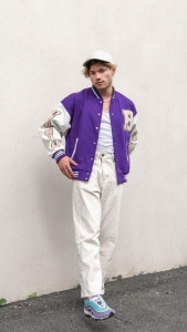 Purple Varsity Jacket for Business Men: How to Wear It to Work