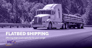 FLATBED SHIPPING Offering high load capacity for your cargo