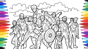 Avengers Coloring Pages | Coloring Pages for Kids 