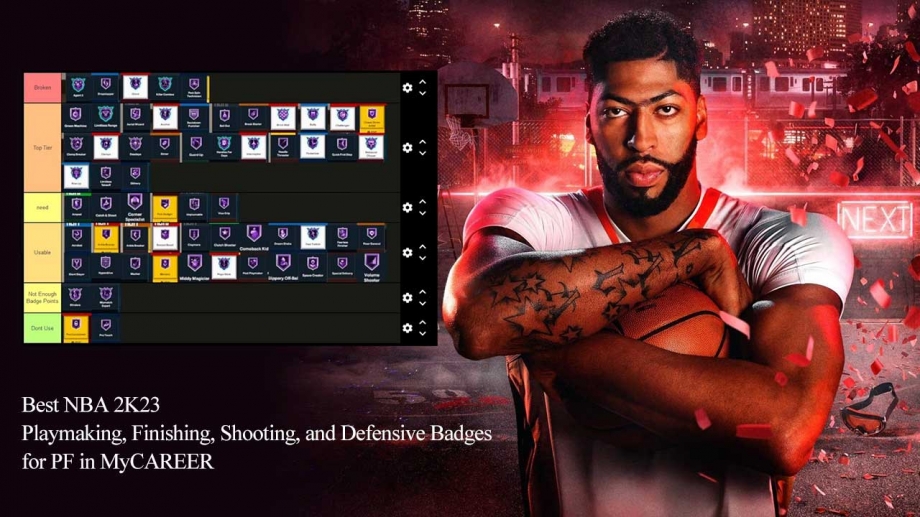 Best NBA 2K23 Playmaking, Finishing, Shooting, and Defensive Badges for PF in MyCAREER